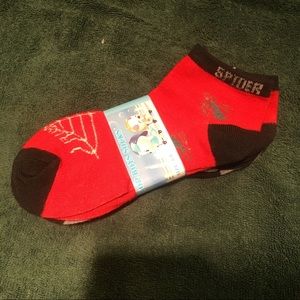 Boys spider ankle socks